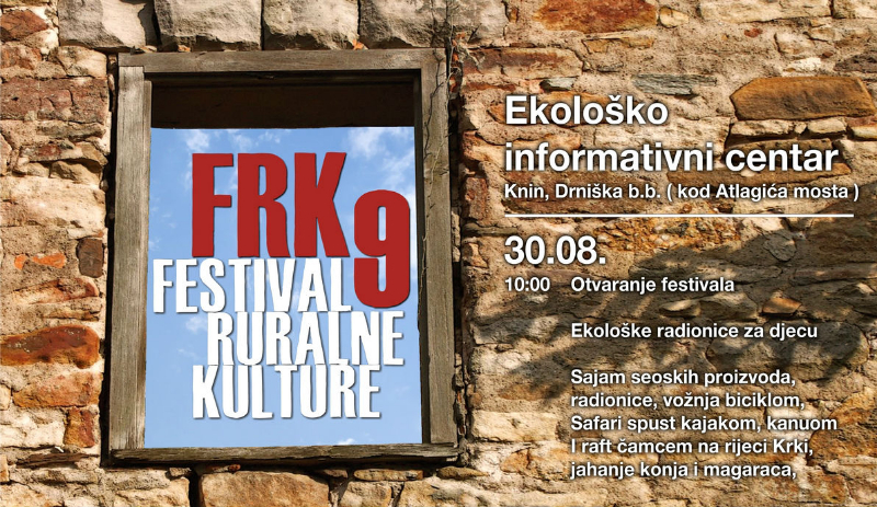 Festival ruralne kulture 30. kolovoza na Krki