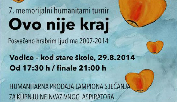 7.memorijalni humanitarni turnir ‘Ovo nije kraj’ u Vodicama, dolazi i Hajduk