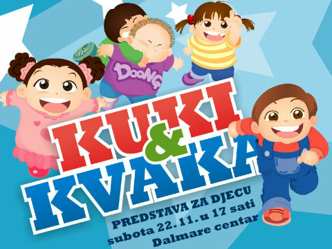 Djeco i roditelji, uživajte u predstavi ‘Kuki i Kvaka’ u subotu u Dalmare centru