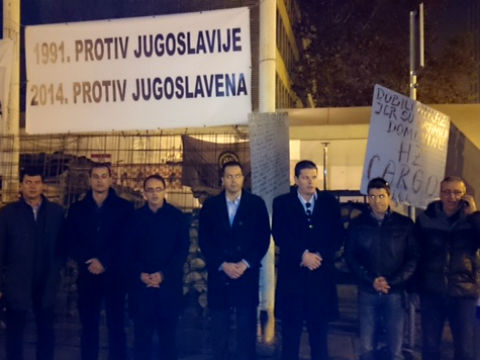 FOTO: Dogradonačelnik Nikica Penđer posjetio branitelje koji prosvjeduju u Zagrebu
