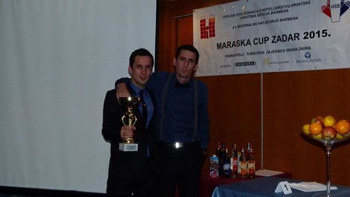 FOTO: Šibenčanin Tomislav Stančić najbolji barmen regionalnog natjecanja Maraska cup Zadar 2015
