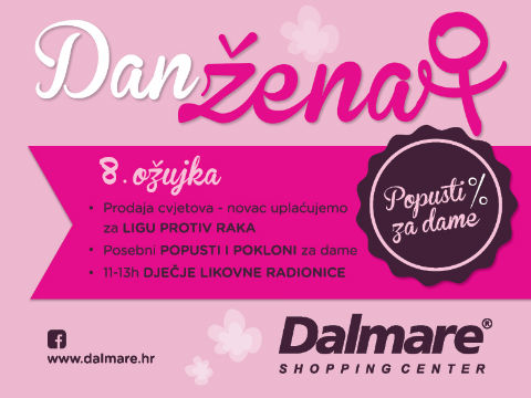 DALMARE: Dođite na rođendan papirnice Inbox, proslavite Dan žena u Dalmare centru