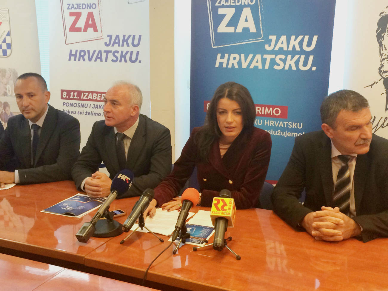 FOTO: Domoljubna koalicija predstavila kandidate, Rimac: U IX izbornoj osvojit ćemo 11 mandata!