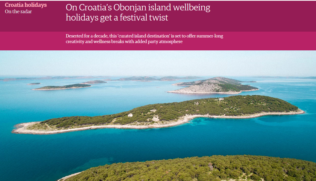 Britanski Guardian nahvalio projekt Obonjan: To je buduća festivalska meka