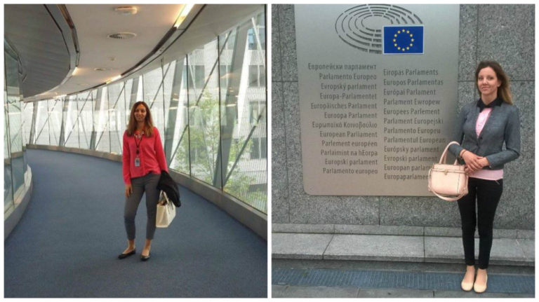 Politika i nogomet idu ruku pod ruku: Dvije sestre iz Šibenika na stažu u Europskom parlamentu