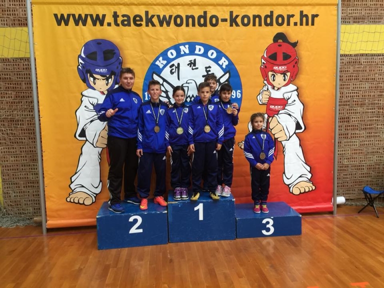Limači Taekwondo kluba DIV Knin ekipno drugi na međunarodnom turniru u Zagrebu