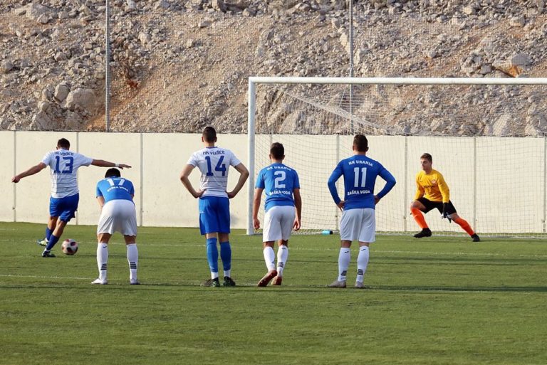 Klub s Račica i u prošlom je kolu slavio udarcem s bijele točkeVodice sva tri gola za pobjedu protiv Kamena zabile iz penala